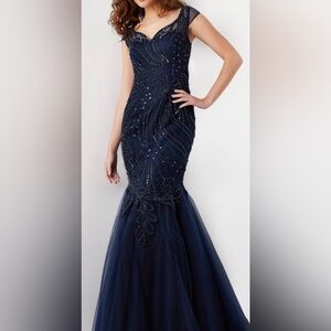 Jovani Midnight Blue Prom Dress